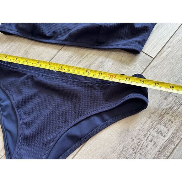 Navy blue bikini, two-piece swimsuit size M - Picture 5 of 12